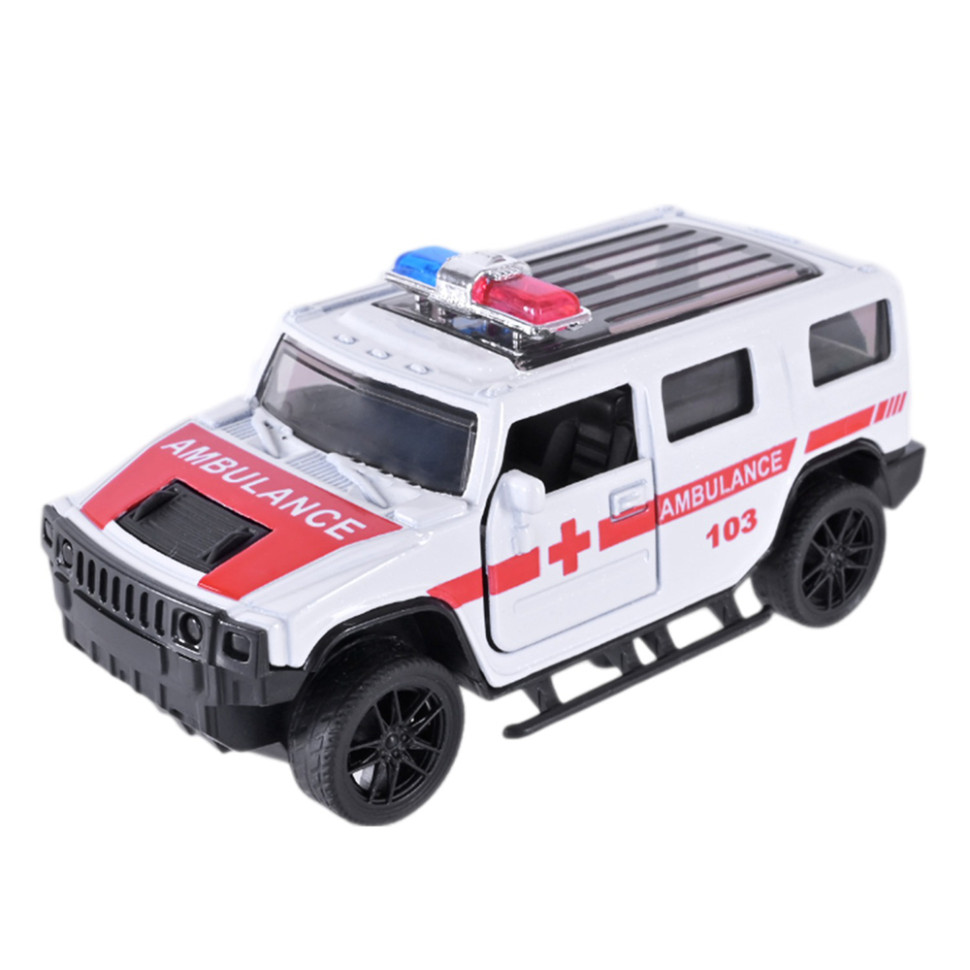 Машинка інерційна Ambulance АВТОПРОМ AP4388-3 масштаб 1:43           