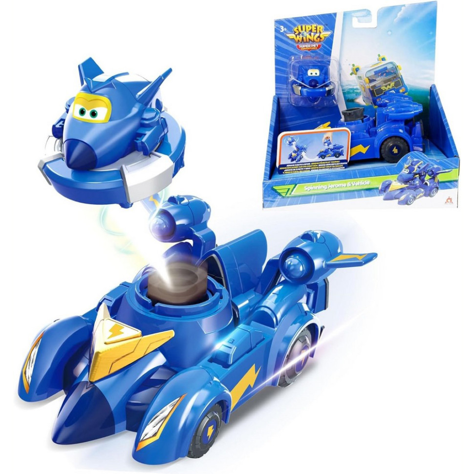 Ігровий набір Spinning Vehicle Джером (Jerome) Super Wings EU770330 із дзиґою