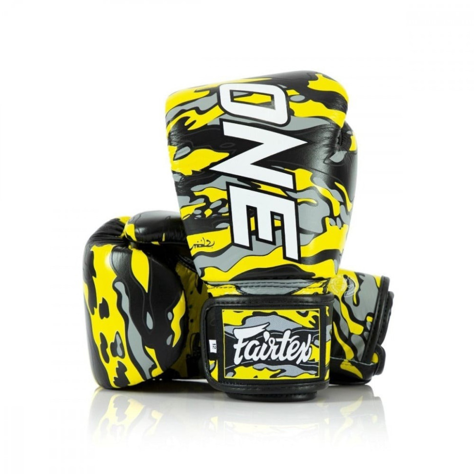 Боксерские перчатки BGV-ONE X STBG Fairtex BGV-ONE_X_STBG_14oz 14 унций (бинты в комплекте)