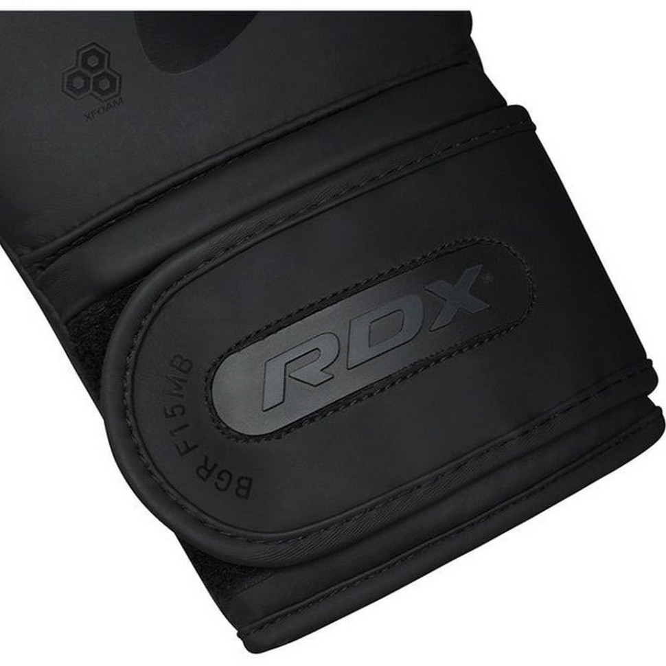 Боксерские перчатки F15 Noir Matte RDX Inc Limited BGR-F15MB-10oz, Black 10 унций (капа в комплекте)