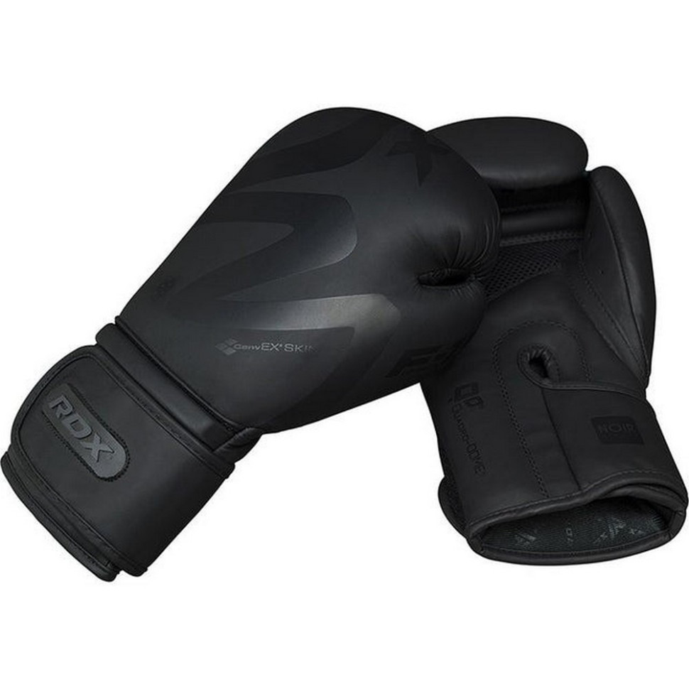 Боксерские перчатки F15 Noir Matte RDX Inc Limited BGR-F15MB-10oz, Black 10 унций (капа в комплекте)