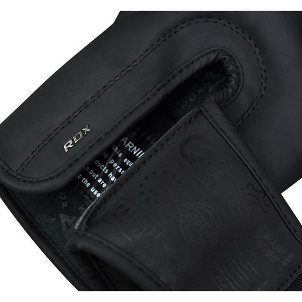 Боксерские перчатки F15 Noir Matte RDX Inc Limited BGR-F15MB-10oz, Black 10 унций (капа в комплекте)