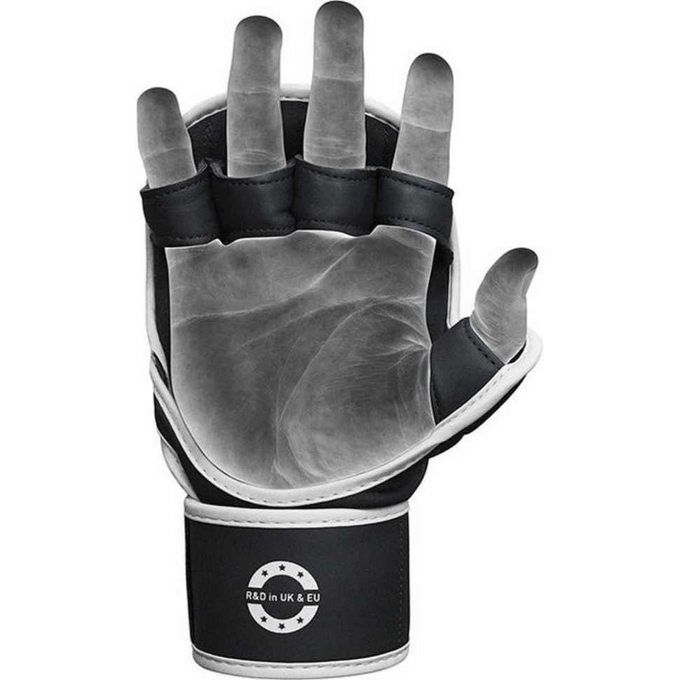 Рукавиці для ММА F6 KARA Matte RDX Inc Limited GSR-F6MW-L/XL+ White, L/XL (капа у комплекті)