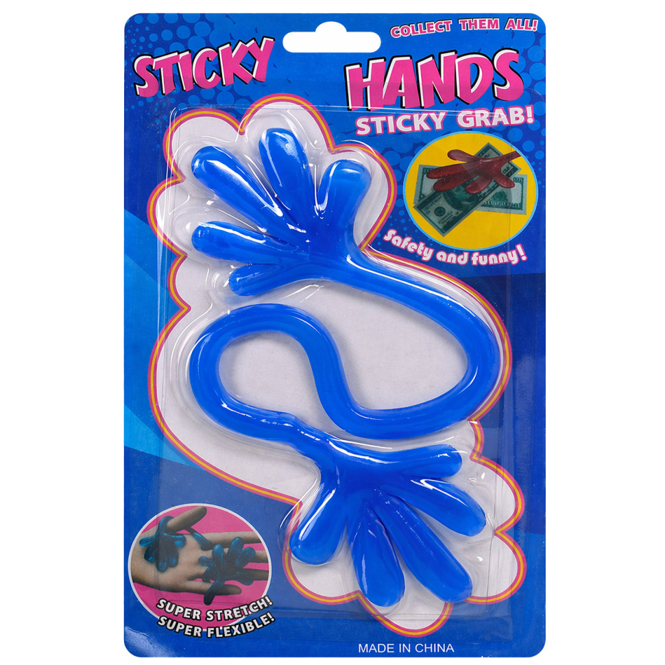 Детская игрушка-липучка в виде руки Bambi 1102-1578(Blue) тянется