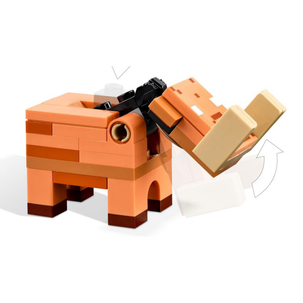 Конструктор Minecraft Засідка біля порталу в Нижній світ LEGO 21255, 352 деталі