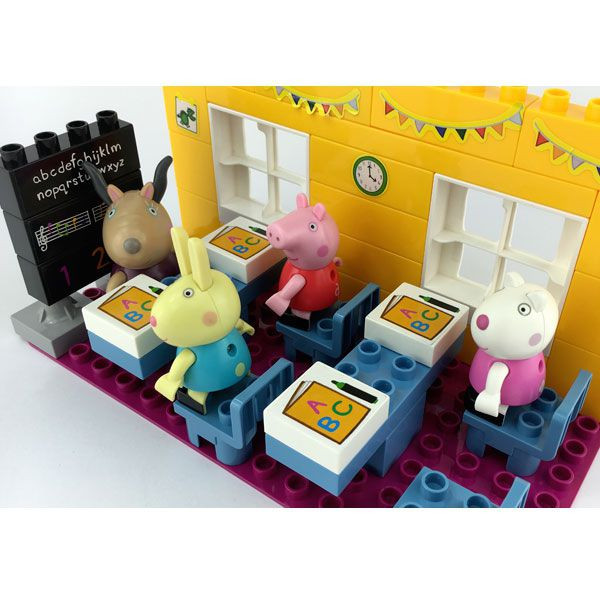Дитячий конструктор Peppa - ИДЕМ В ШКОЛУ (4 фигурки, 37 деталей) 06036