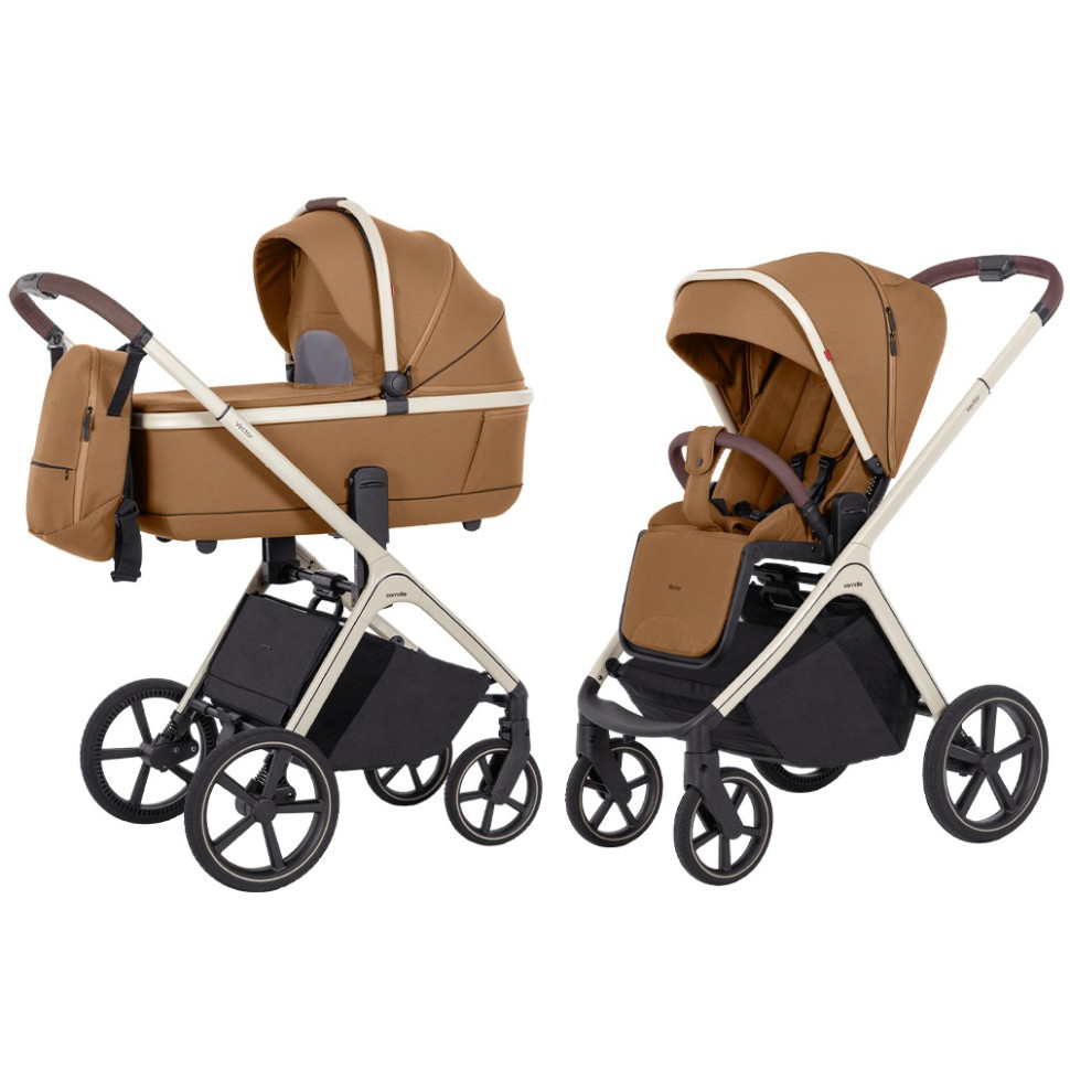 Детская универсальная коляска 2 в 1 Vector Carrello CRL-6550 Coral Beige