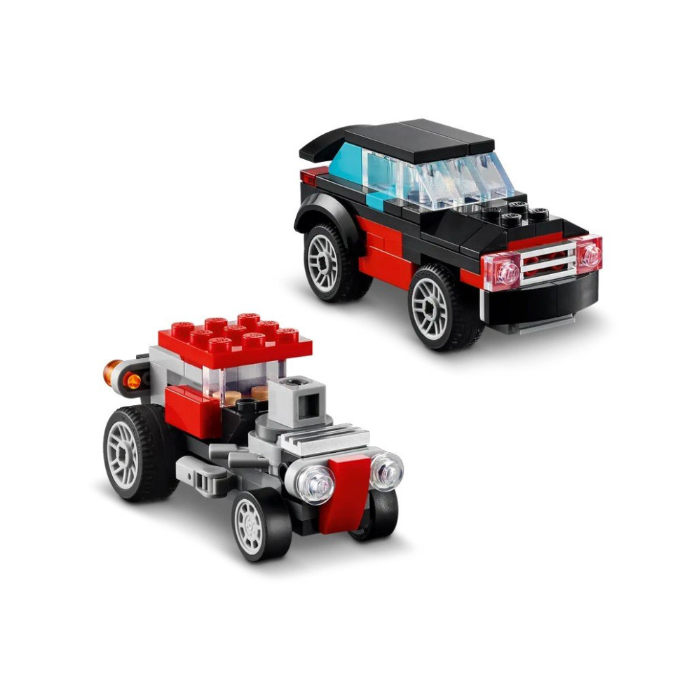Конструктор Бортовой грузовик с вертолетом LEGO 31146, 270 деталей