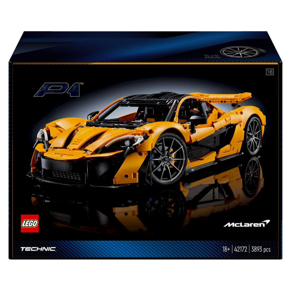 Конструктор LEGO Technic McLaren P1 42172, 3893 деталі