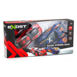 Набір машинок на радіуправлінні "STAR CROSS DUO" Silverlit 20647 масштаб 1:28 червона та синя