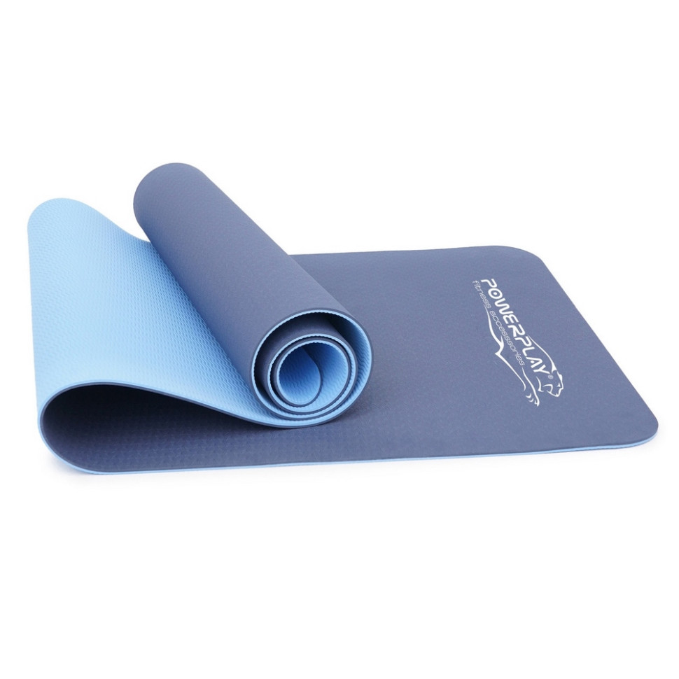 Килимок для йоги та фітнесу 4150 Premium Performance Mat PowerPlay PP_4150_Ocean 183x61x0,6 см