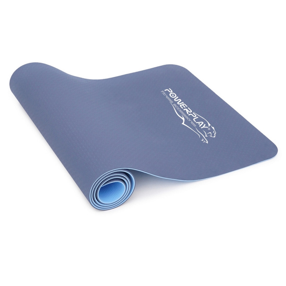 Килимок для йоги та фітнесу 4150 Premium Performance Mat PowerPlay PP_4150_Ocean 183x61x0,6 см