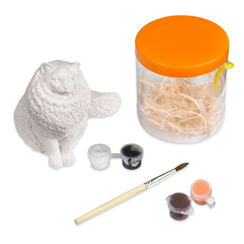 Дитячий набір для творчості розмальовка гіпсової фігурки