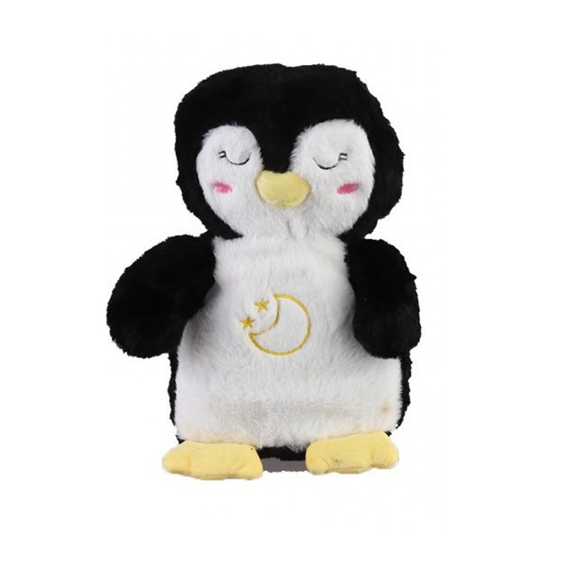 М'яка іграшка-нічник Дихаючий пінгвін Bambi DPN18 зі звуковими ефектами