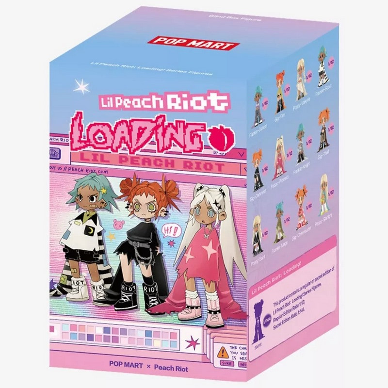 Детская игрушка сюрприз с фигуркой Peach Riot POP MART PRLL-01 Серия Lil Loading!