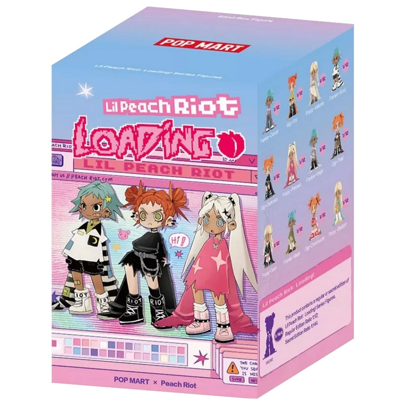 Дитяча іграшка-сюрприз з фігуркою Peach Riot POP MART PRLL-01 Серія Lil Loading!