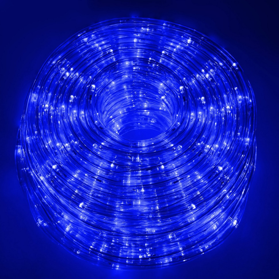 Гірлянда дюралайт вулична Rope Lights Springos CL1203, 10 м 240 LED, Blue