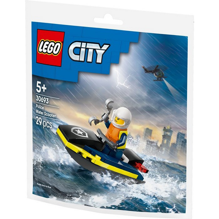 Конструктор City Полицейский катер LEGO 30693, 29 деталей