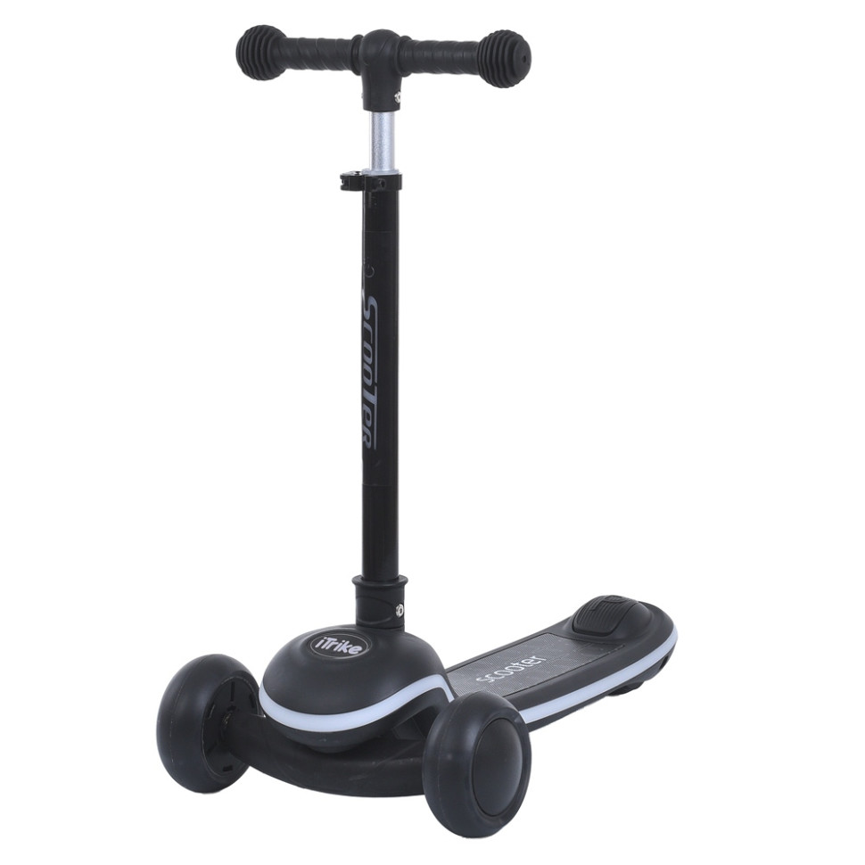 Дитячий самокат 3-х колісний Turbo Trike 8899-black, до 25 кг