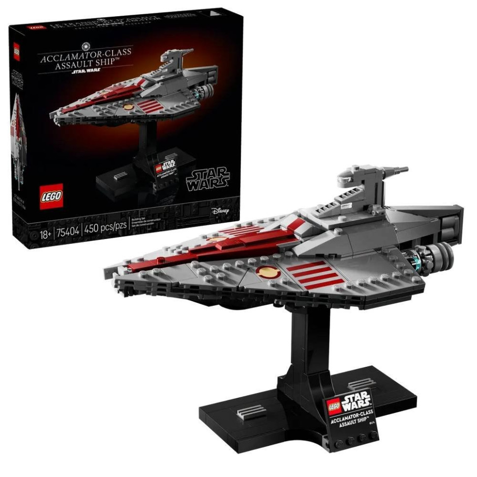 Конструктор Штурмовой корабль класса Аккламатор LEGO 75404, 450 деталей