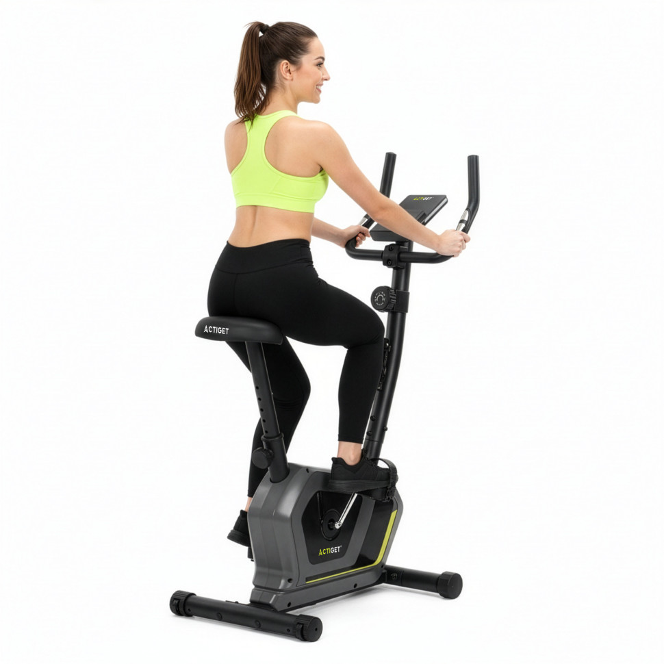 Велотренажер магнитный Actibike Pro Actiget ACT0175 серый/черный, до 100 кг