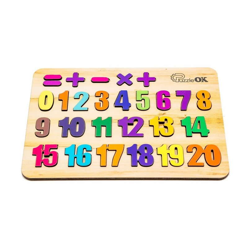 Дерев'яний пазл-вкладиш 