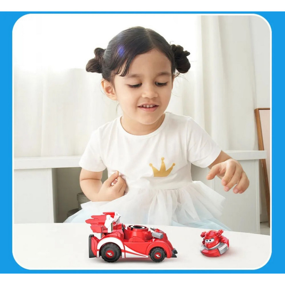 Ігровий набір Spinning Vehicle Джетт (Jett) Super Wings EU770310 із дзиґою
