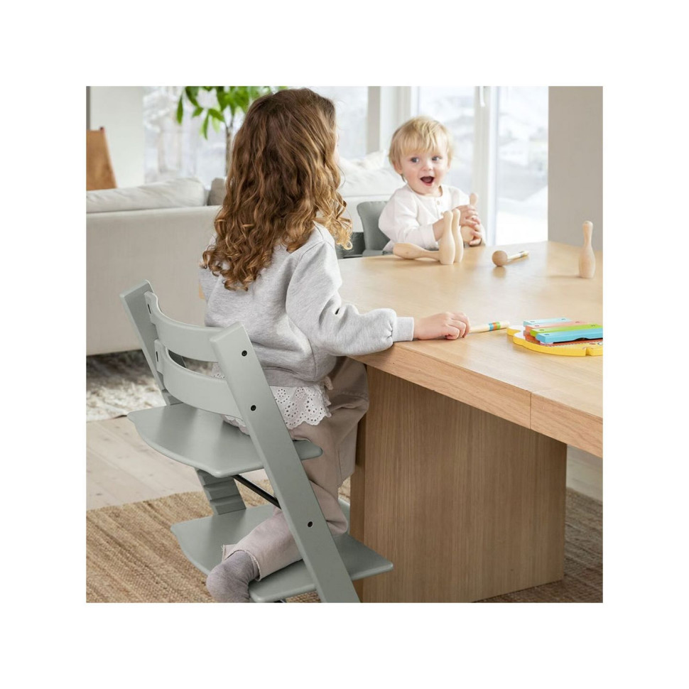 Стiльчик-трансформер дитячий Tripp Trapp Glacier Green Stokke 100139 димчасто-зелений