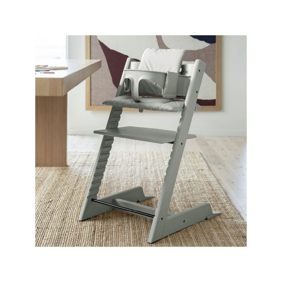 Стiльчик-трансформер дитячий Tripp Trapp Glacier Green Stokke 100139 димчасто-зелений