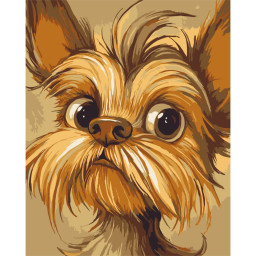 Картина по номерам "Йоркширский терьер" Art Craft 11720-AC 40х50 см Картина по номерам "Йоркширский терьер" Art Craft 11720-AC 40х50 см