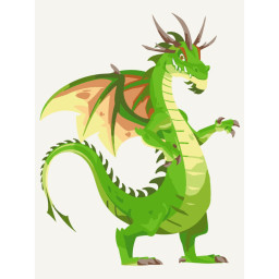 Картина по номерам "Dragon" Art Craft 16077-AC 30х40 см                                                                 