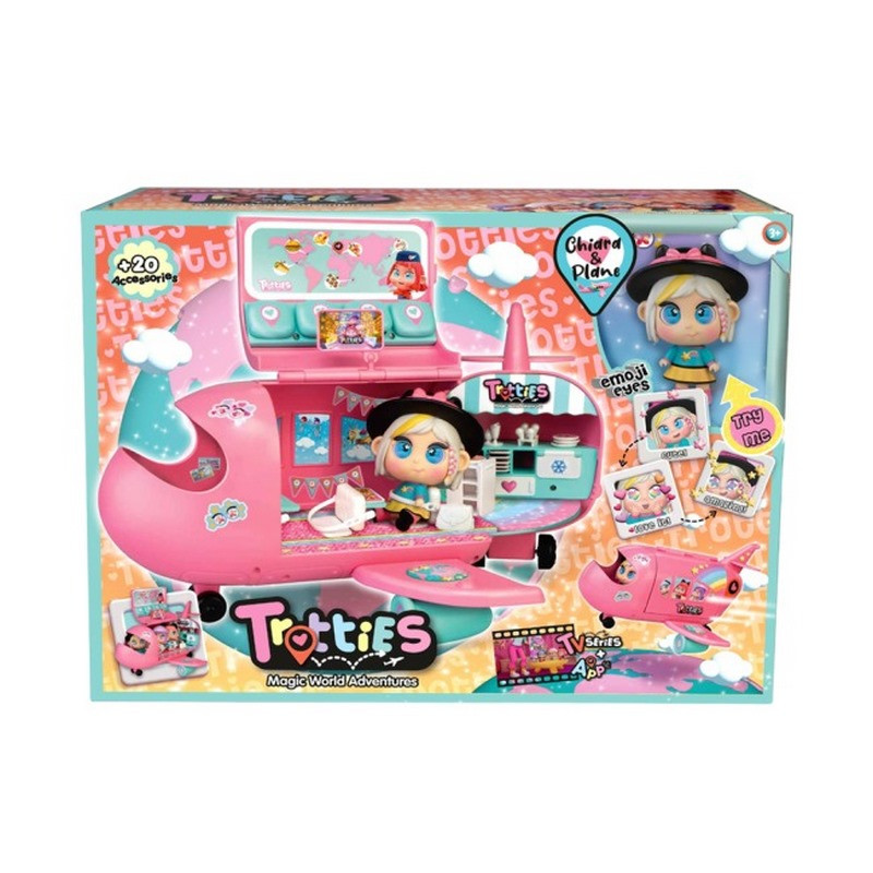 Игровой набор с куклой мини «Самолет Кьяры» Trotties TFT12000