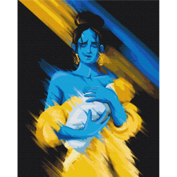 Картина по номерам "Будущее в руках" © Полина Скурихина Brushme BS53085, 40х50 см