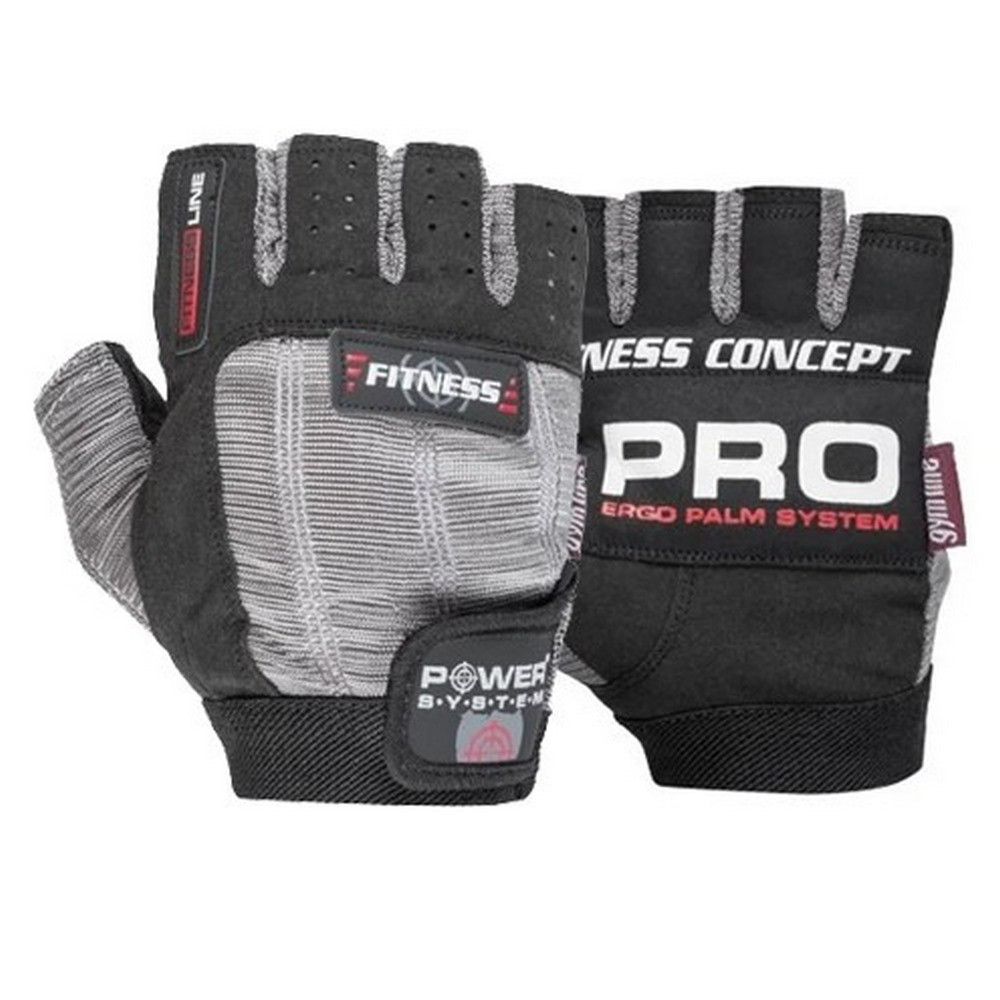 Перчатки Для Фитнеса Fitness Power System PS-2300_S_Black-Grey, S.