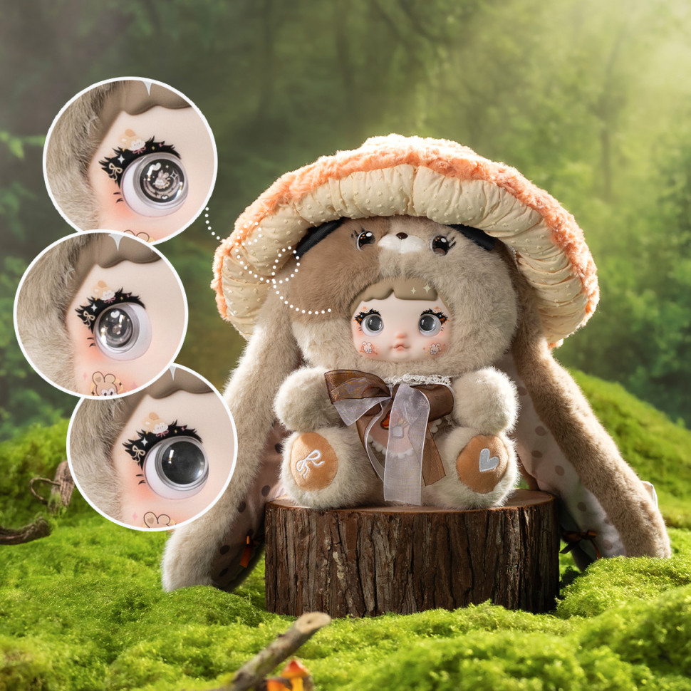 Колекційна м'яка іграшка ГРИБОЧКИ 400% Pop Top Hi TOY HC017 серії 