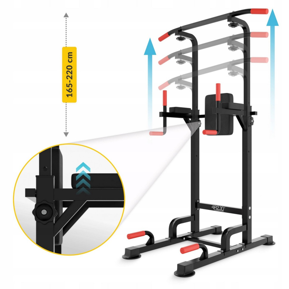 Многофункциональная стойка для подтягиваний Pro 4FIZJO P-5905973402620 регулируемая