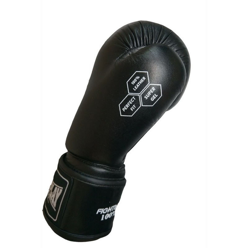 Боксерські рукавиці 3088 Impulse PowerPlay PP_3088_14oz_Black, Чорні (натуральна шкіра) 14 унцій