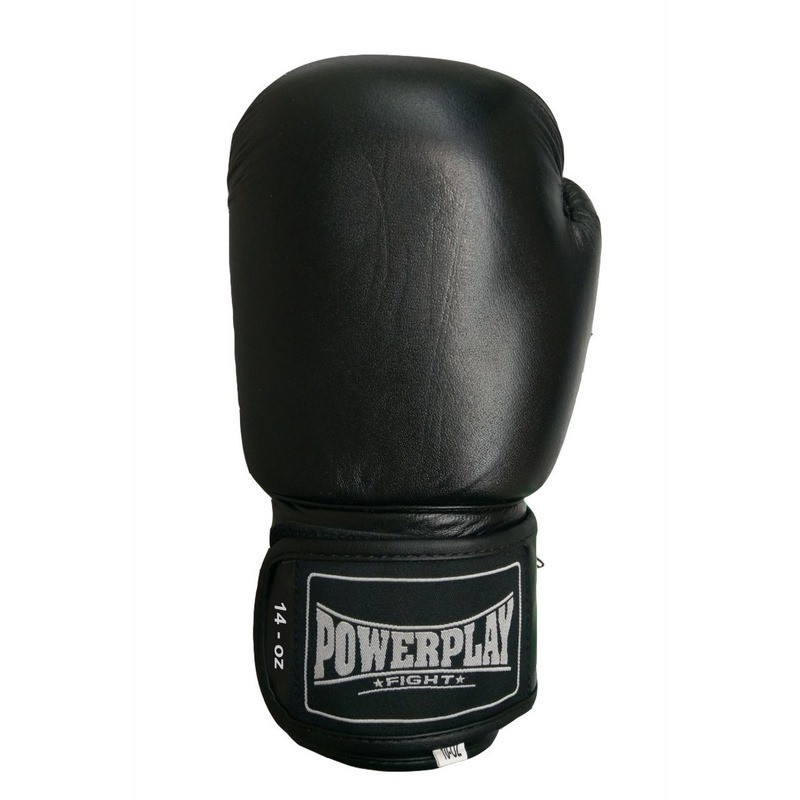 Боксерські рукавиці 3088 Impulse PowerPlay PP_3088_14oz_Black, Чорні (натуральна шкіра) 14 унцій