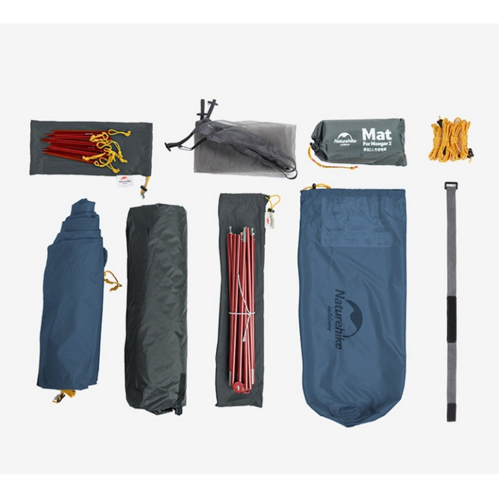 Палатка двухместная ультралегкая Mongar UL NH19M002-J Naturehike 6975641882596
