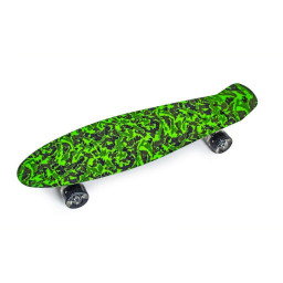 Скейт Penny Board Nickel 27 "Military" Bambi PN07 колеса со светом 90 кг