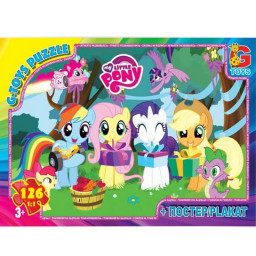 Дитячий пазл "My little Pony" G-Toys MLP012 постер 117 елементів