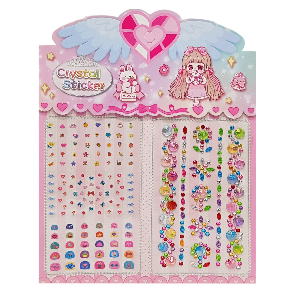 Наклейки декоративные Bambi XY-008-1(Multi-Color) для авто, ноутбуков, телефонов