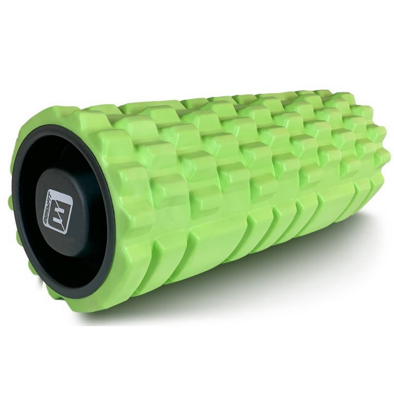 Массажный ролик Grid Roller 1.1 EasyFit EF-2020a-GN 33 см, прочный массажер, салатовый