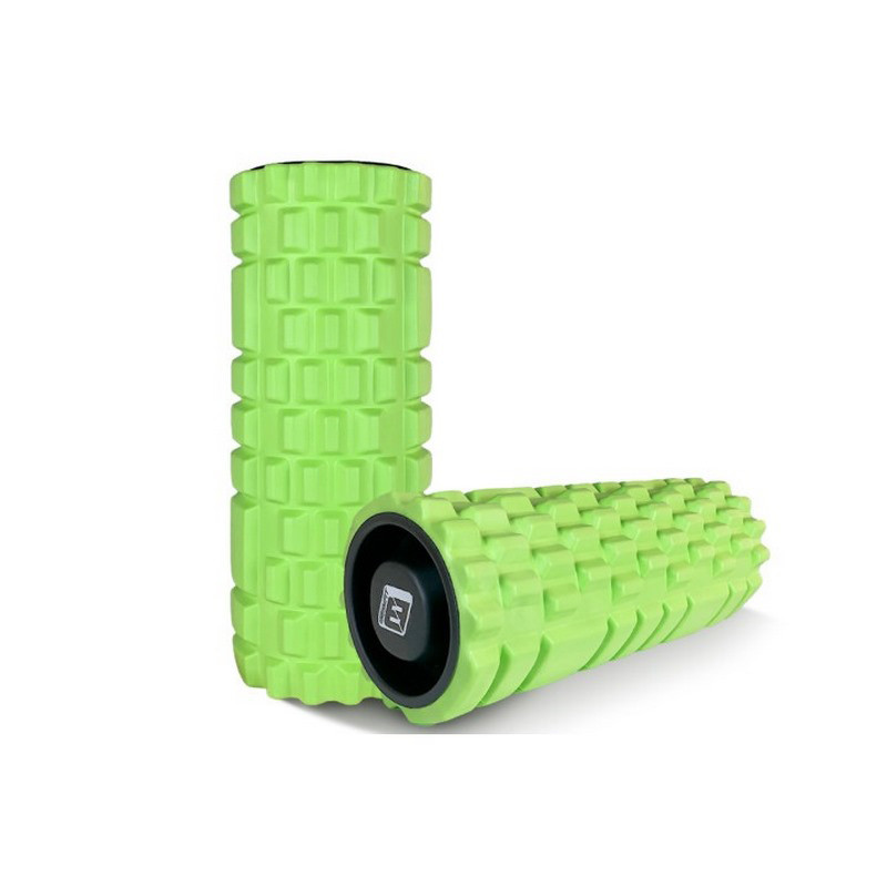 Массажный ролик Grid Roller 1.1 EasyFit EF-2020a-GN 33 см, прочный массажер, салатовый