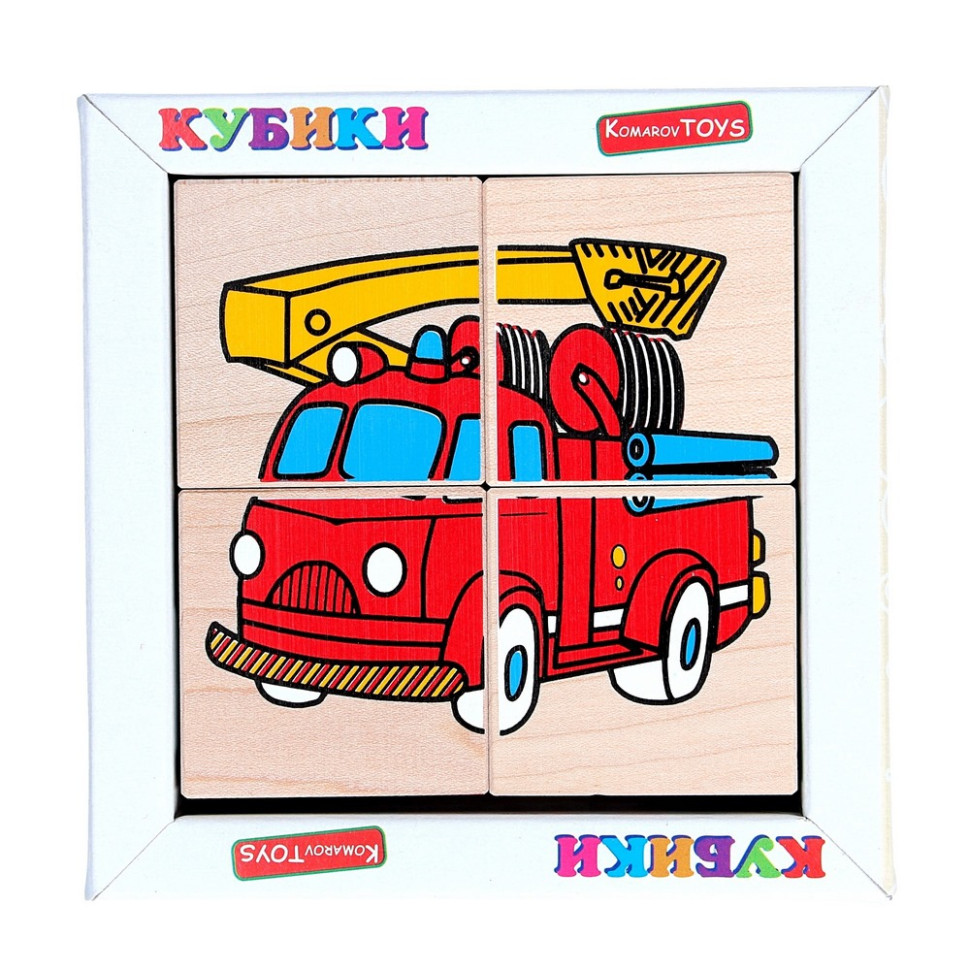 Дитячий дерев'яний кубік