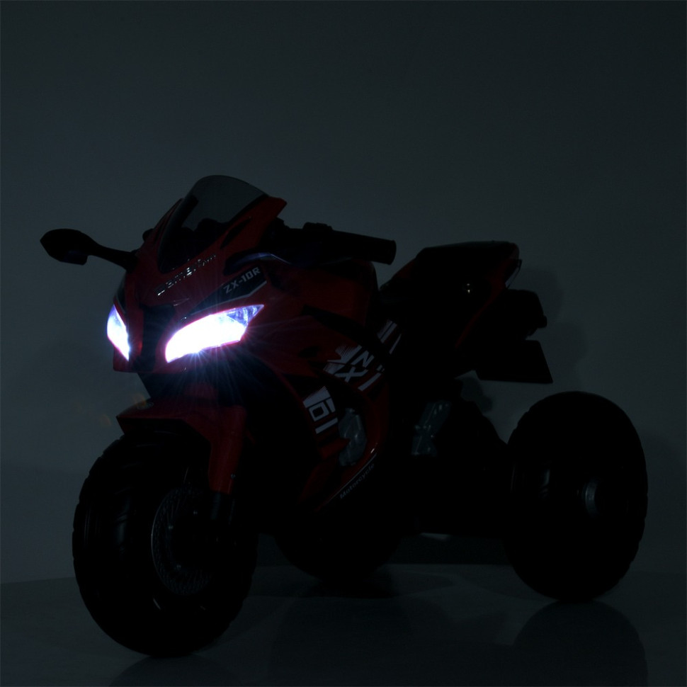 Дитячий мотоцикл Bambi Racer M 5806EL-3, 3 колеса, музика та світло, червоний