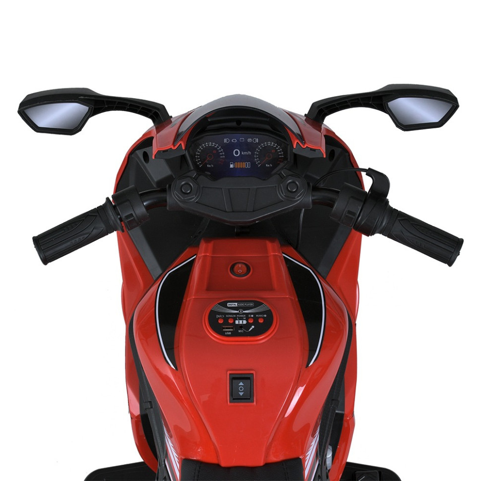 Дитячий мотоцикл Bambi Racer M 5806EL-3, 3 колеса, музика та світло, червоний