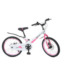 Велосипед дитячий PROF1 LMG20239 20 дюймів, рожевий