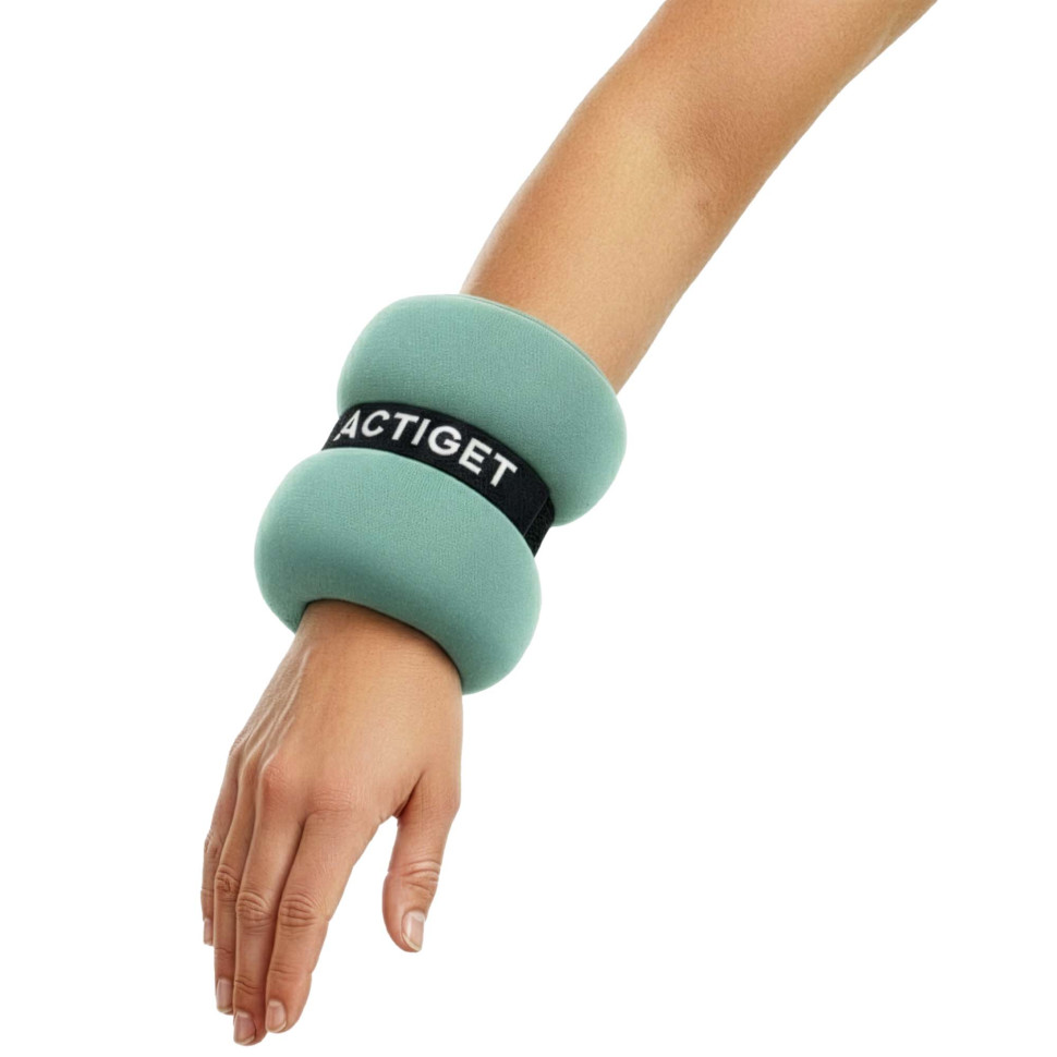 Обтяжувачі-манжети для ніг та рук Actiget ACT0129 Turquoise/Black 2x1,5 кг