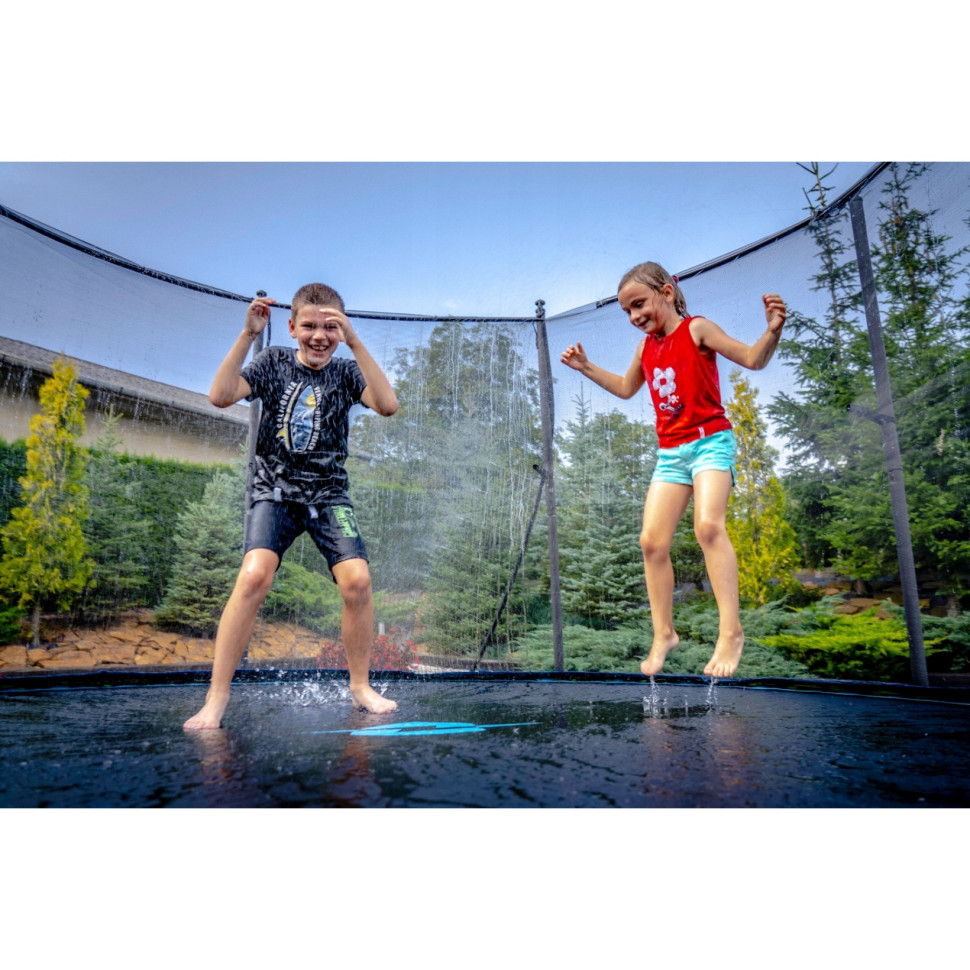 Батут із внутрішньою сіткою Thunder INSIDE-ULTRA-12FT-BLUE Black/Blue 374 см